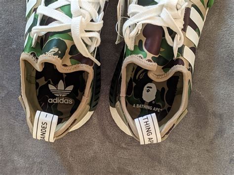 bape x adidas nmd fake
